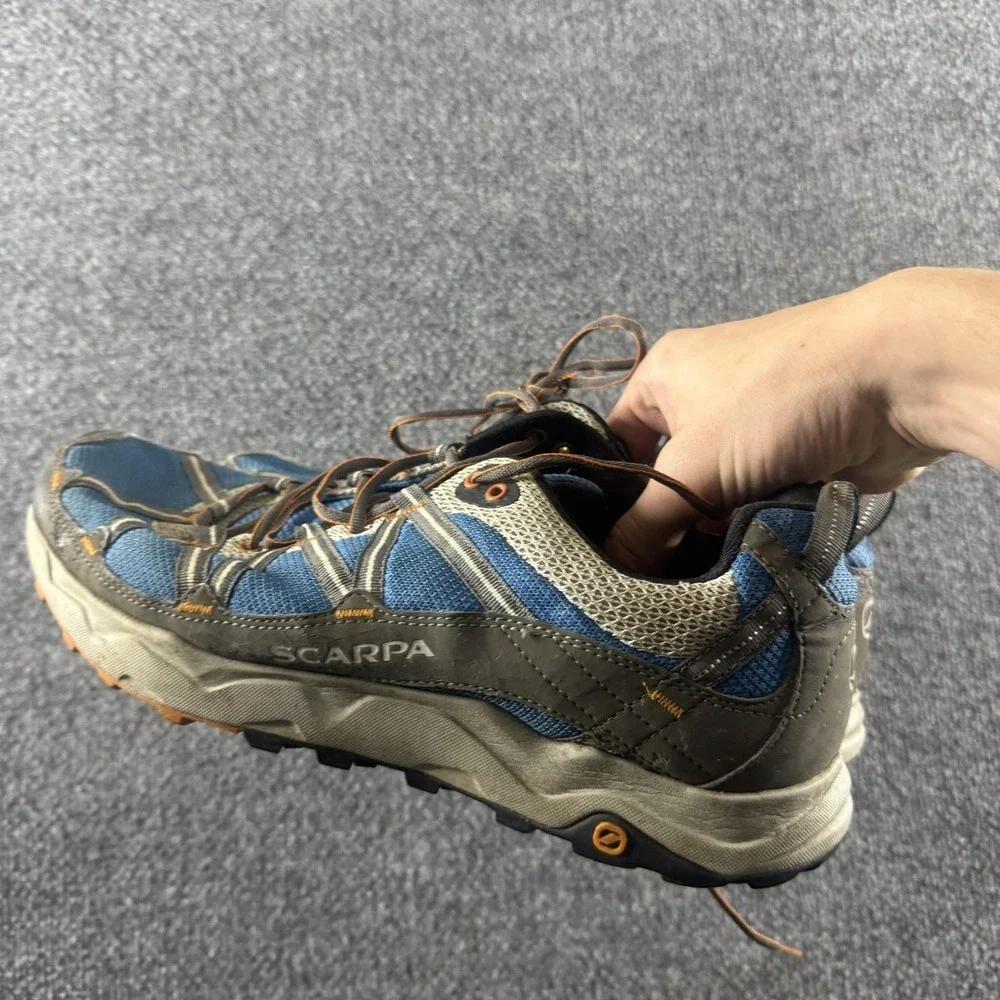 Scarpa Ignite Shoes Unisex Size 11? Blue Mesh Trail Running Hiking Athletic